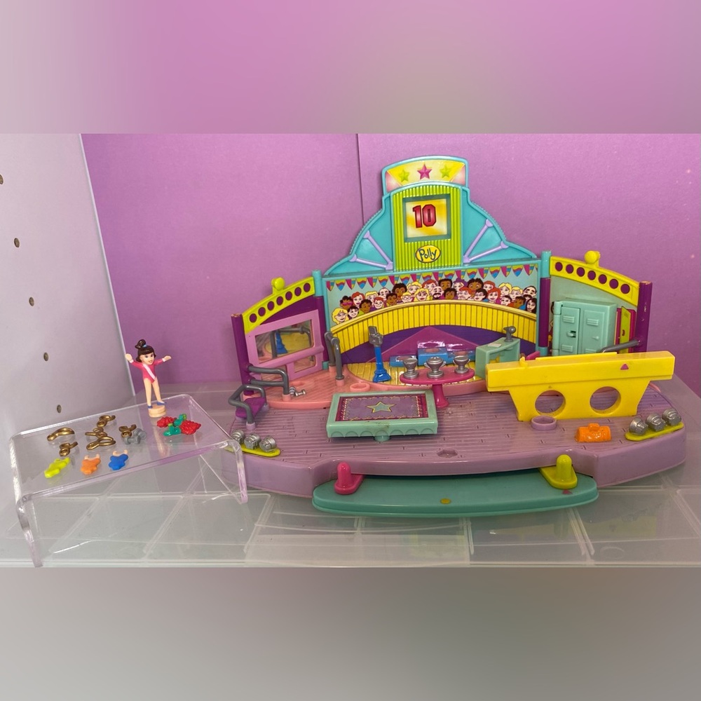 1999 Polly Pocket Gym Fest Floor Exercise